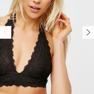 Free People Galloon Lace Halter Bralette